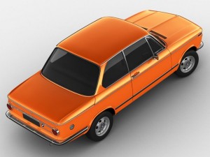 b m w 2002 Modello 3D