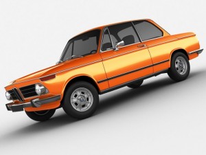 b m w 2002 Modello 3D