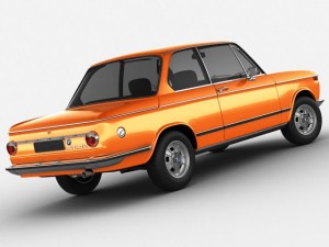b m w 2002 Modello 3D