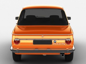 b m w 2002 Modello 3D