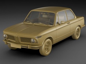 b m w 2002 Modello 3D