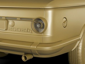 b m w 2002 Modello 3D
