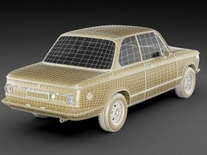 b m w 2002 Modello 3D