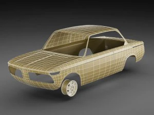 b m w 2002 3D Model