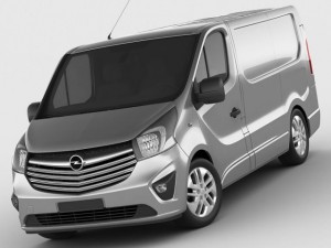 opel vauxhall vivaro 2015 Model 3D