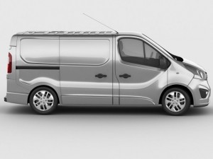 opel vauxhall vivaro 2015 Modello 3D