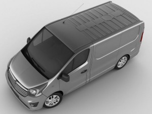 opel vauxhall vivaro 2015 Modello 3D
