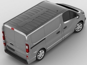 opel vauxhall vivaro 2015 Modello 3D