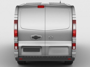 opel vauxhall vivaro 2015 Modello 3D