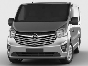 opel vauxhall vivaro 2015 Modello 3D