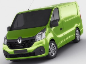 renault trafic 2015 panel van 3D Model