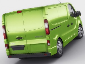 renault trafic 2015 panel van 3D Модель