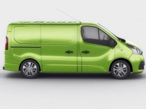 renault trafic 2015 panel van 3D Модель