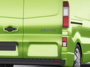 르노 트래픽 2015 패널 밴 3D 모델