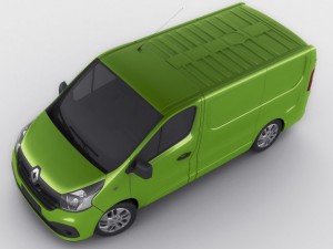 renault trafic 2015 panel van 3D Модель