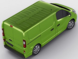 renault trafic 2015 panel van 3D Модель