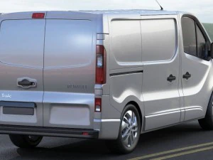 르노 트래픽 2015 패널 밴 3D 모델