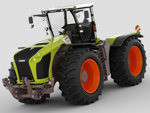 claas xerion 2014 3Dモデル .c4d .max .obj .3ds .fbx .stl .blend 