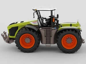 claas xerion 2014 3Dモデル