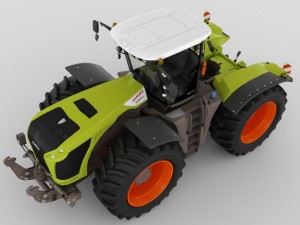 claas xerion 2014 3Dモデル