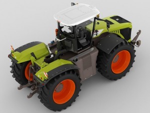 claas xerion 2014 3Dモデル