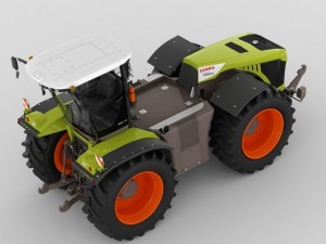 claas xerion 2014 3Dモデル