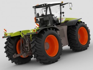 claas xerion 2014 3Dモデル