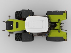 claas xerion 2014 3Dモデル