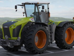 claas xerion 2014 3Dモデル