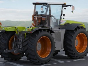 claas xerion 2014 3Dモデル