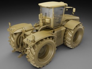 claas xerion 2014 3Dモデル
