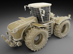 claas xerion 2014 3Dモデル