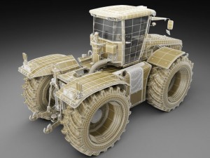 claas xerion 2014 3Dモデル