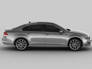vw passat 2015 3D Model
