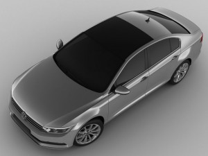 vw passat 2015 3D Model