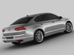 vw passat 2015 3D Model