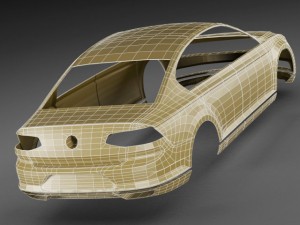 vw passat 2015 3D Model