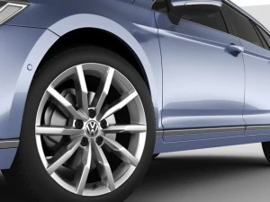 vw passat variant 2015 3D Model