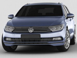 vw passat variant 2015 3Dモデル