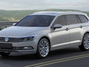 vw passat variant 2015 3Dモデル