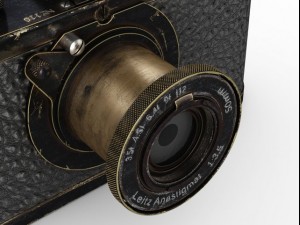 leica 0series vintage camera 3D 模型