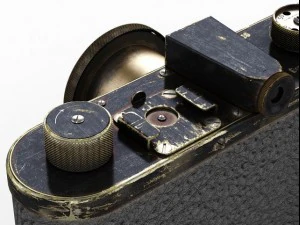 leica 0series vintage camera 3D Model