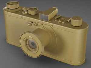leica 0series vintage camera 3D 模型