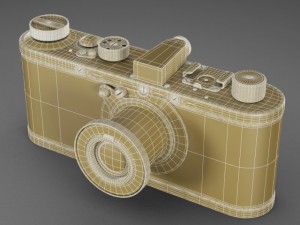 leica 0series vintage camera 3D 模型