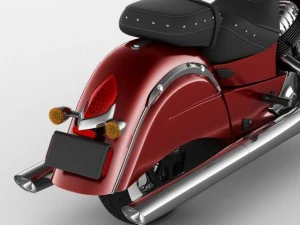 indian chief classic motorcycle 3D Model