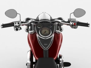 indian chief classic motorcycle 3D Model
