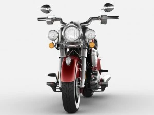 indian chief classic motorcycle 3D Model
