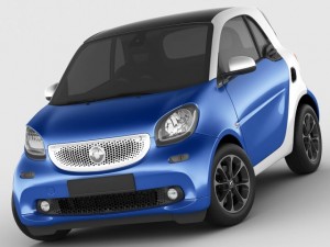 smart fortwo 2015 3Dモデル