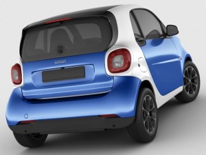 smart fortwo 2015 Modelo 3D