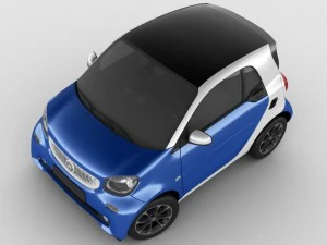 smart fortwo 2015 3D Model